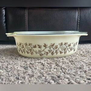 Vintage Pyrex Golden Casserole
